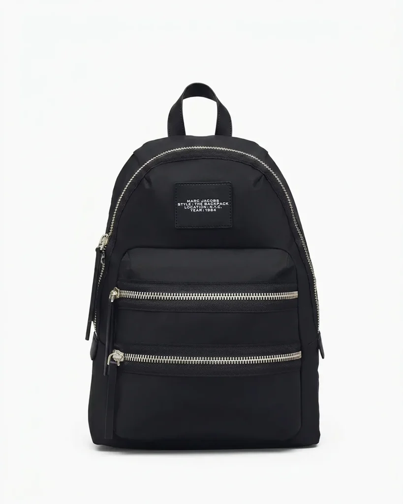 Marc Jacobs The Biker Nylon Large Backpack - Black