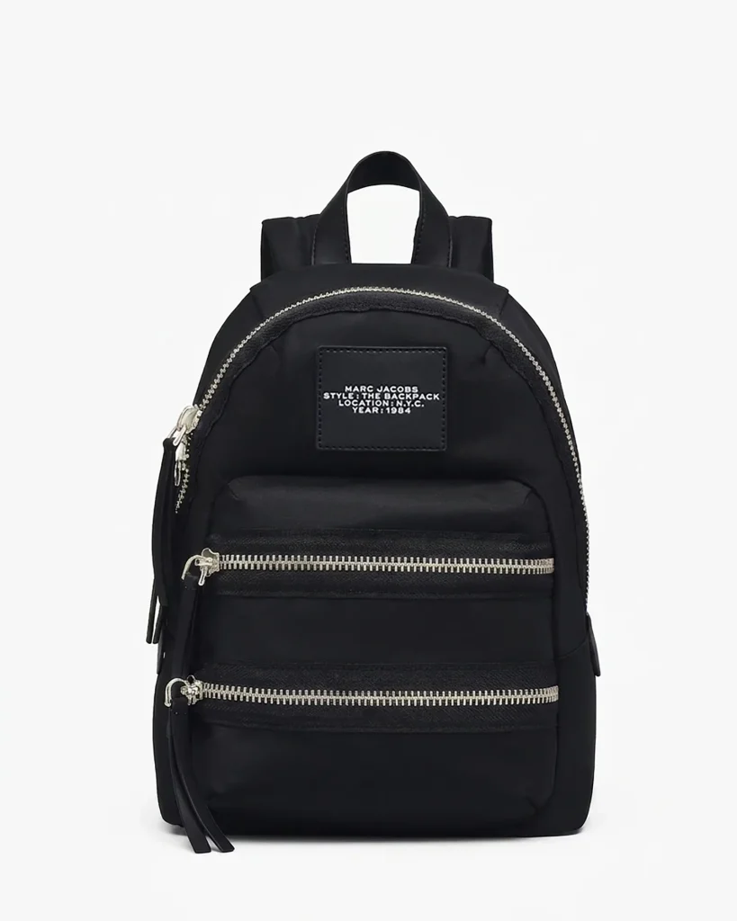 Marc Jacobs The Biker Nylon Medium Backpack - Black