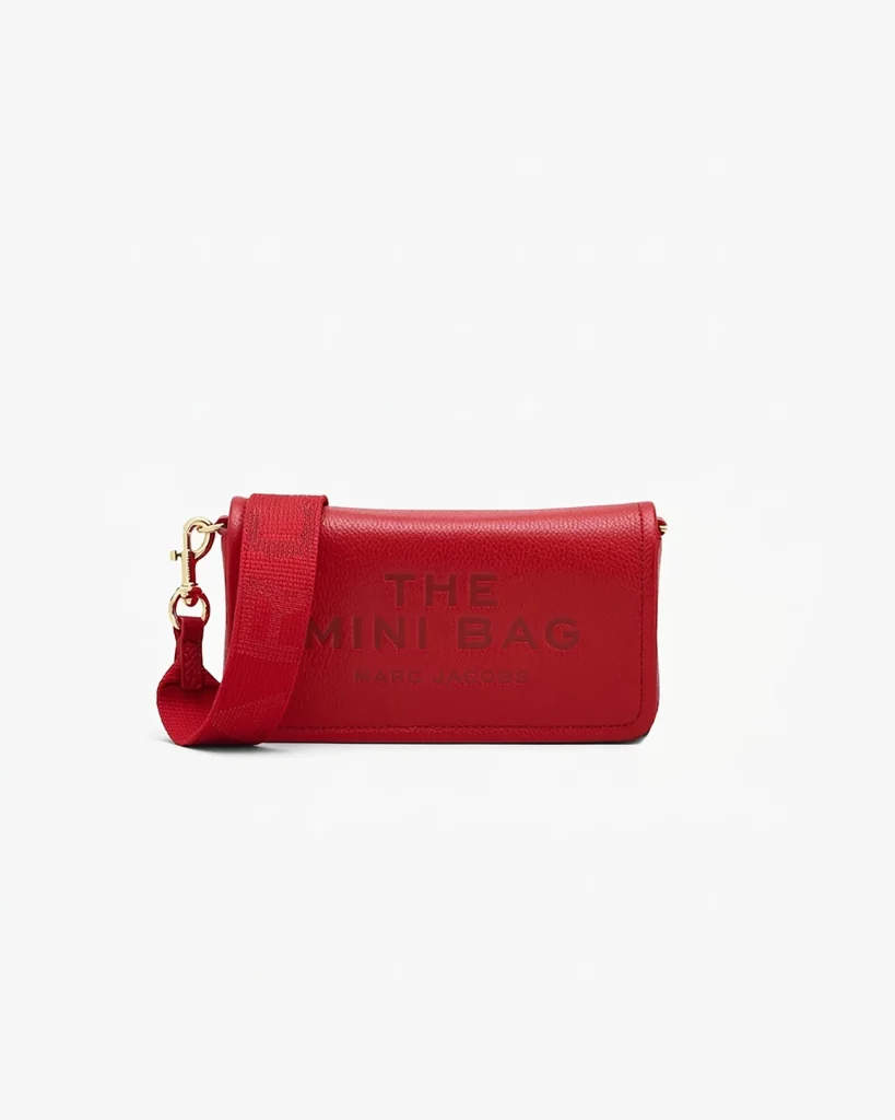 Marc Jacobs The Leather Mini Bag - True Red
