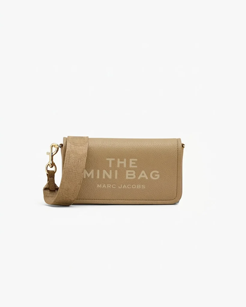 Marc Jacobs The Leather Mini Bag - Camel