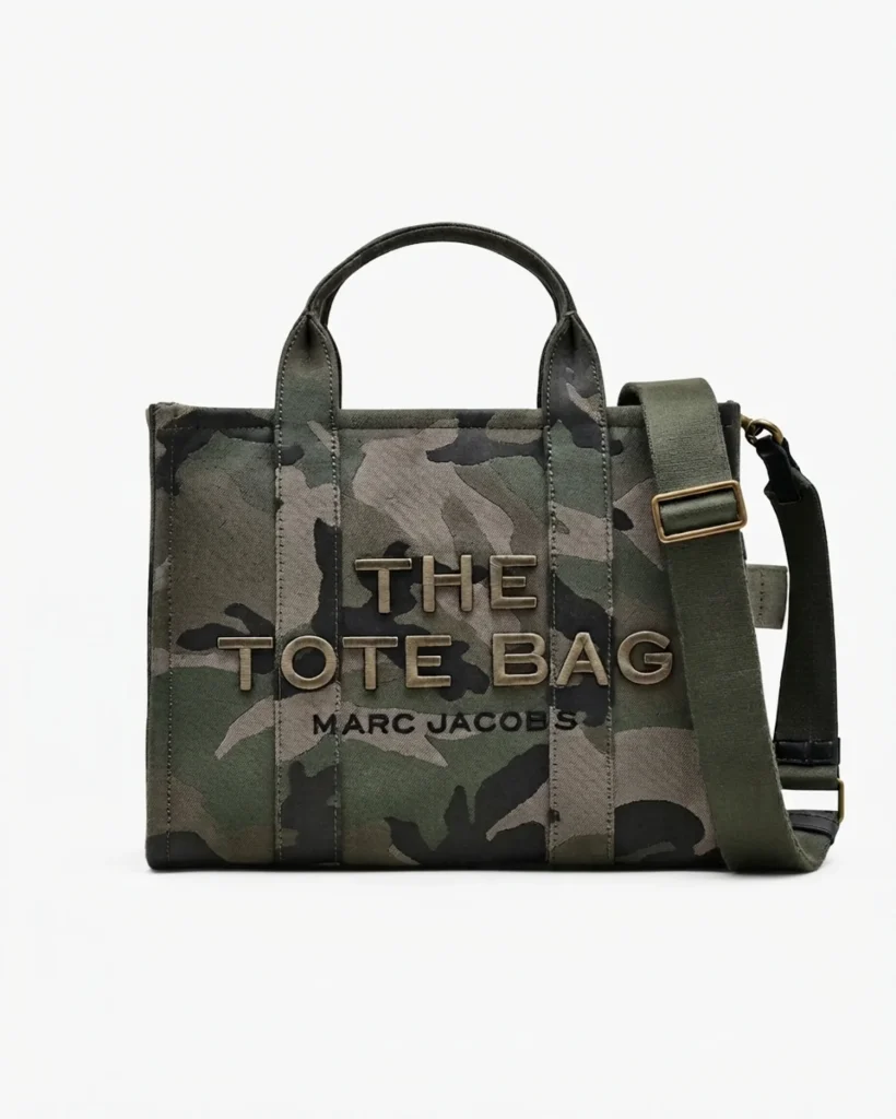 Marc Jacobs The Camo Jacquard Medium Tote Bag - Camo