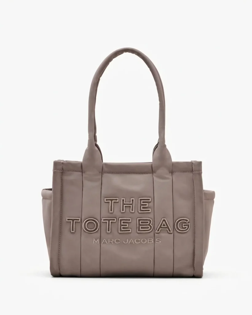 Marc Jacobs The Puffy Nylon Medium Tote Bag - Cement
